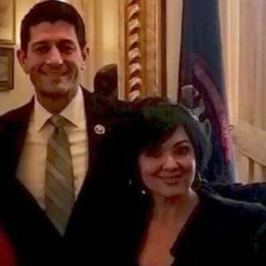 Amylynne Santiago Volker with U.S. House Speaker Paul Ryan, R-Janesville. Courtesy of Volker.